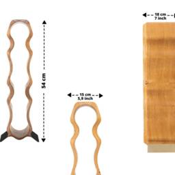 Handmade Wine Rack & Bottle Holder Furniture Idea For Anniversary, Christmas Gift - thumbnail 3