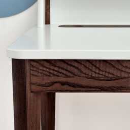 Desk For Home Office With Shelf Width 110cm Cable Management - Various Colours - thumbnail 3