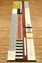 Hand Block Print Rug Handmade Runner Woven Cotton Kitchen Living Room Stair Area Home Decor Carpet 2.6x8 4x10 3x20 Feet - thumbnail 1