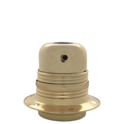 Polished Brass E27 Lamp Holder - Art Deco Lighting Fixture. Various Colours & Styles Available - thumbnail 3