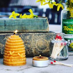 Beeswax Beehive Candles Set Of 2, Candle Gift Set, Hive Candles, Pure Candles By Farmer's Daughter - thumbnail 3