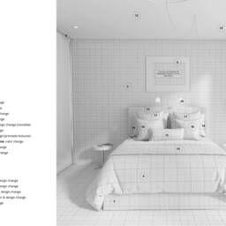 Bedroom Scene Bedding Mockup, Bed Scene - thumbnail 3