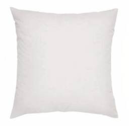 Set Of 4 Virgin White Hollowfibre/Polyester Cushion Pad Inner Insert British Made 18