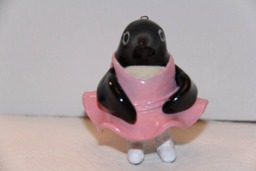Figure Skater Penguin Figurine