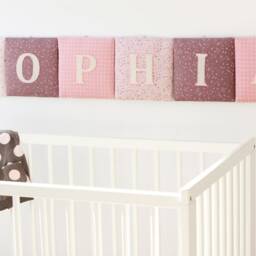 Personalized Wall Decor, Custom Name Sign, Kids Bedroom New Baby Gift, Nursery Letters, Fabric Hanging, Banner - thumbnail 3