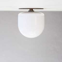Bathroom Vanity Light, Wall Sconce/Flush Mount Ceiling Light, Modern Sconce/Ceiling Light With White Glass Shade Da-Lm, No.0306 - thumbnail 3