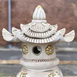 stone Large Pagoda Sculpture Outdoor Figure Massive Lantern Ornament Zen Garden Decoration Pagoda Lover Gift Front Door Art Yard - thumbnail 4