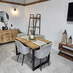Dining Table Handmade Rustic Industrial - thumbnail 3