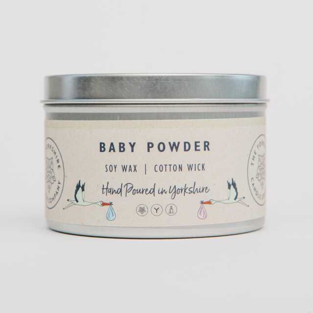 Baby Powder - Scented Candle Hand Poured in Yorkshire Soy Wax Vegan - image 1