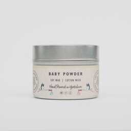 Baby Powder - Scented Candle Hand Poured in Yorkshire Soy Wax Vegan - thumbnail 2