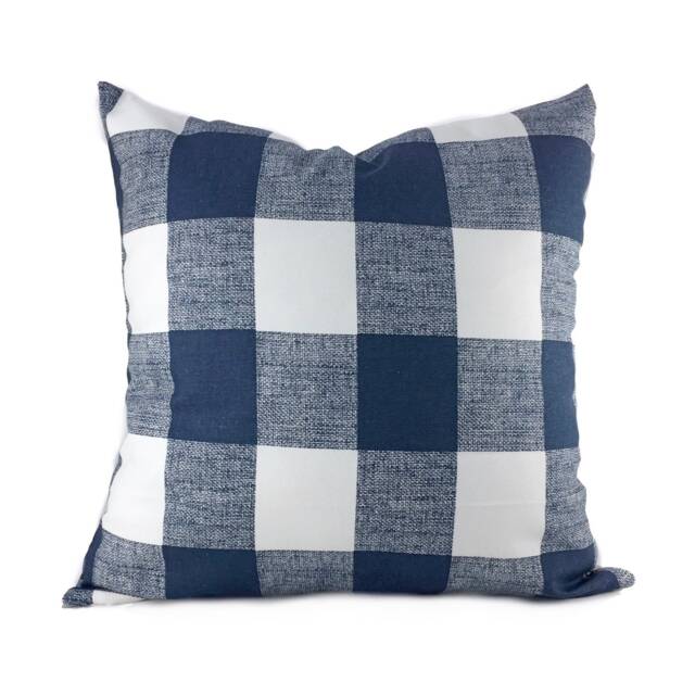 Pillows Covers - Buffalo Check Plaid Multiple Colors Black Red Blue Gray All Sizes 16x16 18x18 Throw Toss Accent Pillow Home Coastal - image 1