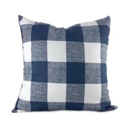 Pillows Covers - Buffalo Check Plaid Multiple Colors Black Red Blue Gray All Sizes 16x16 18x18 Throw Toss Accent Pillow Home Coastal - thumbnail 1
