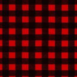 Buffalo Check Crib Sheet Red & Black Cotton Or Flannel - thumbnail 2