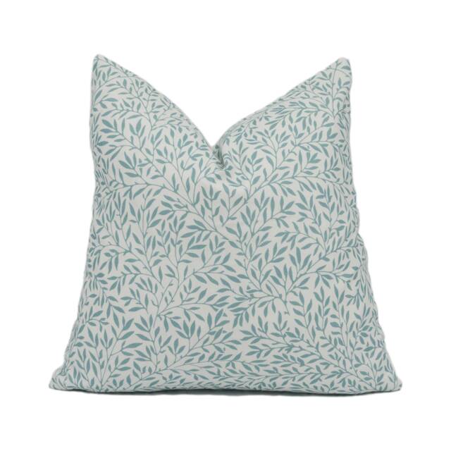 William Morris - Standen Sea Glass Delicate Leaf Vine Cushion Cover Handmade Throw Pillow Designer Home D??cor - image 1