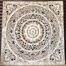 Decorative Mandala Bed Headboard 48 - thumbnail 2