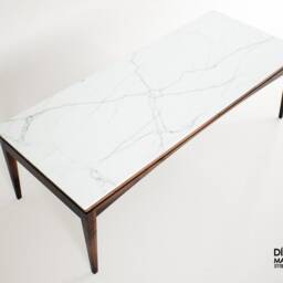 Enhance Your Work From Home Experience With Our Marble Top Dining Room Table - The Perfect Blend Of Functionality & Decor - thumbnail 4
