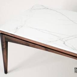 Enhance Your Work From Home Experience With Our Marble Top Dining Room Table - The Perfect Blend Of Functionality & Decor - thumbnail 2