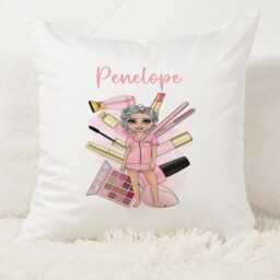 Personalised Cushion, Floral Flower Customised Gift, Mothers Day, Throw Pillow. Birthday - thumbnail 3
