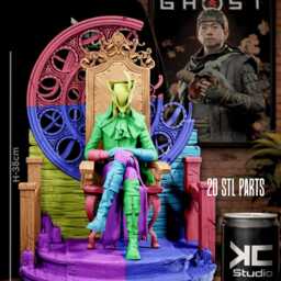 Lady Of The Clocktower - Gothic Dark Fantasy Female Warrior Maria Resin Figure 16K - thumbnail 4