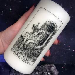 Queen Of Cups - Tarot Pillar Candle - thumbnail 2