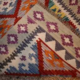 3x10 Ft Afghan Handmade Kilim Rug, Maimana Chubi Runner Stunning Flatweave Oriental Hallway Carpet - thumbnail 4