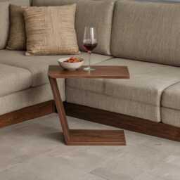 Designer Side Table For Your Living Room/Side Coffee Solid Wood Lounge - thumbnail 1
