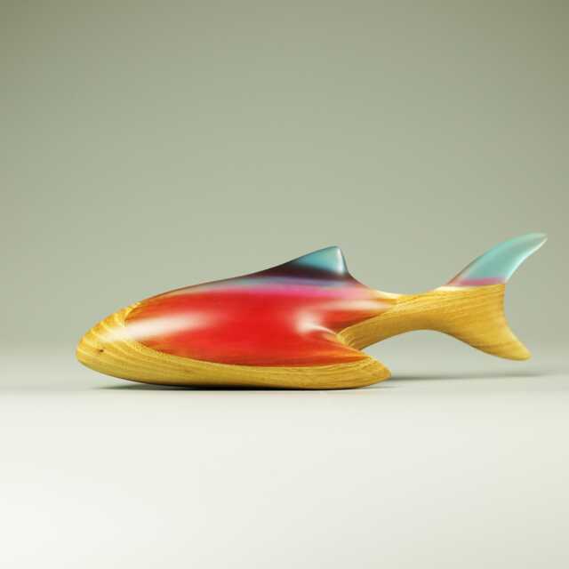 Duo Shark Sculpture - 25 - image 1
