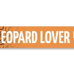 Leopard Lover Sign, Decor, Zoo Signs, Animals, Wall Metal Animal Decor - Quality Aluminum - thumbnail 2