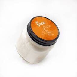 Brea California Soy Wax Candle, Orange County Farmhouse Decor, Teal Geranium Fragrance - thumbnail 2