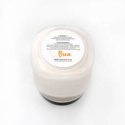 Brea California Soy Wax Candle, Orange County Farmhouse Decor, Teal Geranium Fragrance - thumbnail 3