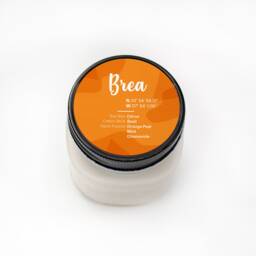 Brea California Soy Wax Candle, Orange County Farmhouse Decor, Teal Geranium Fragrance