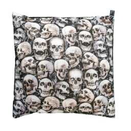 Skulls On A Smokey Design, Cushion Cover Fits 18
