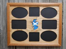Scotland Picture Frame - 11x14 Holds 8 Photos Wall Decor, Scottish Vacation, Travels - thumbnail 1