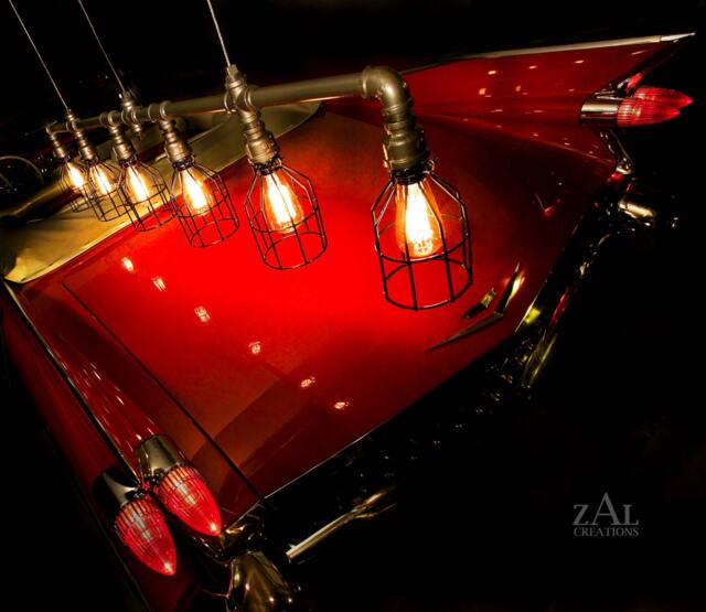 Pendant Light, Wire Cage, Industrial Suspension Light With Vintage Style Edison Bulbs - image 1