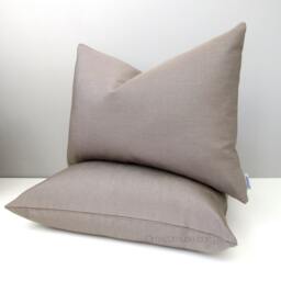 Taupe Sunbrella?? Outdoor Pillow Cover, Modern Throw Cushions For Porch & Patio Chairs, Warm Gray Cushion Mazizmuse - thumbnail 2
