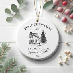 Personalised First Christmas in New Home Ornament 2024 Keepsake - thumbnail 3