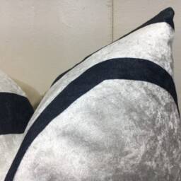 Silk Ikat Pillow Cover - 16x16 - Hand-Dyed, Decorative Cushion - thumbnail 2