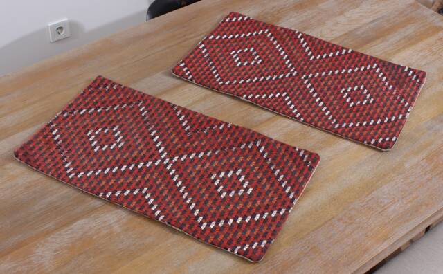 "Set Of 2 Pcs, Kilim Pillow Cover, Vintage Pillow, 13.58"" X 25.00" - image 1