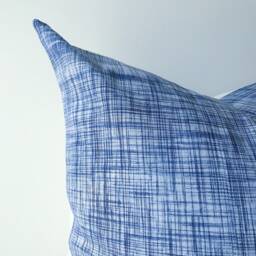 Zakynthos 20x20 Khadi Hand Woven Square Pillow Cover - thumbnail 3
