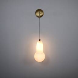 Brass Wall Lighting - Blackened Lamp Vanity Light Fixture, Sconce, Lamp, , Small - thumbnail 3
