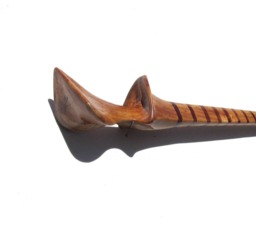 Pitcher Plant Tonks's Wand, Cherry Wood Fully Hand-Carve, No Resin