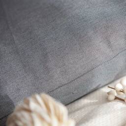 Grey Decorative Throw Pillow Cover, Cushion Pillowcase, Accent Pillow, Toss Boho Linen Blend, Sparkle Farmhouse Trendy Pillow - thumbnail 3