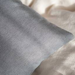 Grey Decorative Throw Pillow Cover, Cushion Pillowcase, Accent Pillow, Toss Boho Linen Blend, Sparkle Farmhouse Trendy Pillow - thumbnail 2