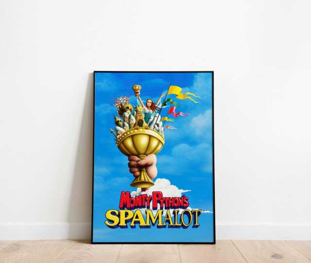 Monty Python's Spamalot Musical Theatre Print Poster