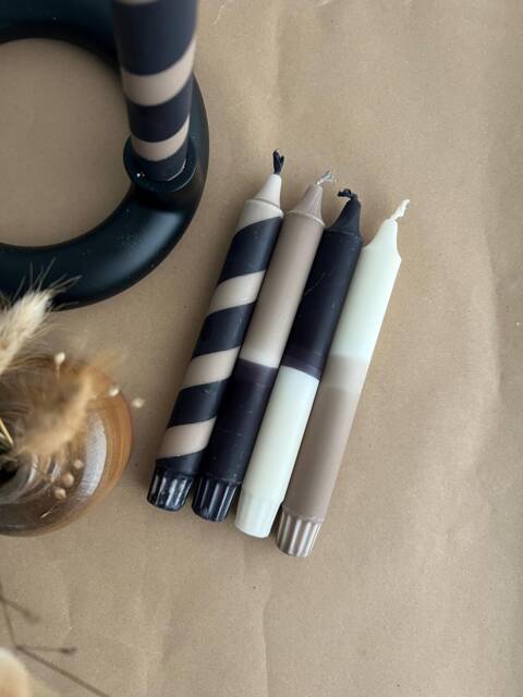 "Dip Dye Candles/Taper ""Vaer" - image 1