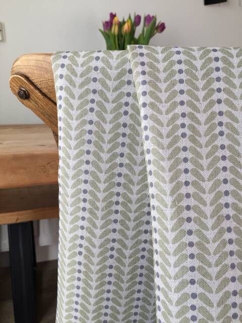Sample Only - Curtains Made To Measure? Just Need Pole Length & Drop Quote Olive Linen - image 1