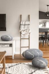 The Soft Rock Stone Pillow. Chirali. Home Decoration, Pebble, Living, Throw Pillows, Kamushi, Footrest Foostool, Soft Stone, Pouf Stone