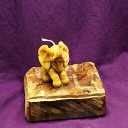 Elephant Candle Made From Natural Beeswax - thumbnail 2