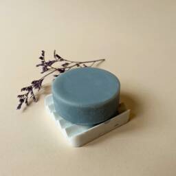 White Square Soap Dish - Minimalist Holder For One Bathroom Accessory Zero-Waste Gift Idea Rot-Proof - thumbnail 3