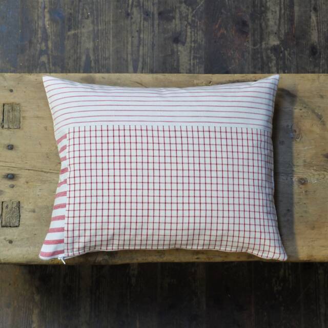 Cushion Made Of Vintage Fabrics 50/40 cm - image 1